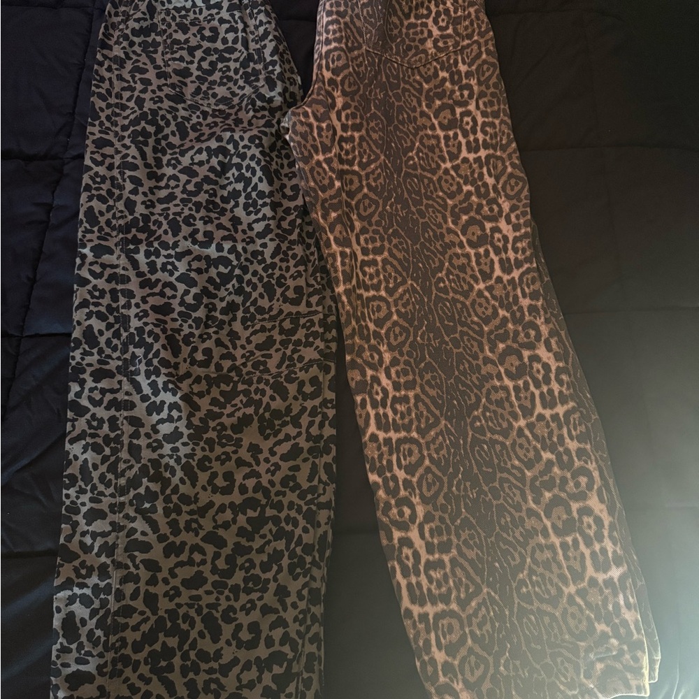 Leopard Print Pants Set